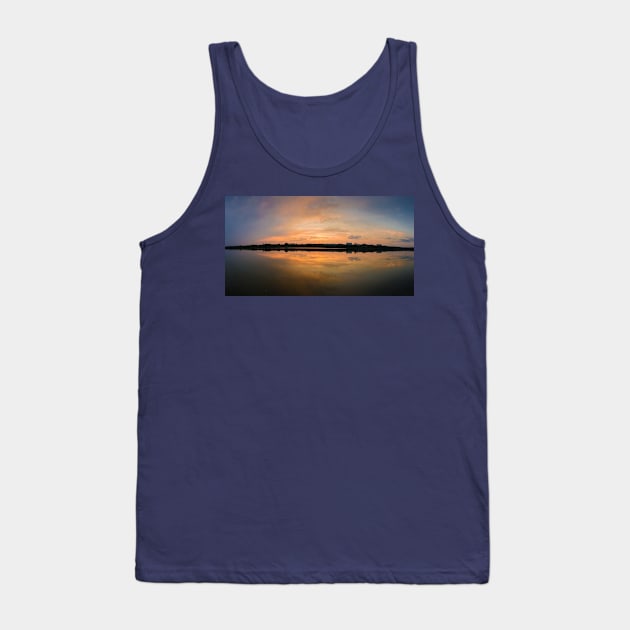 Idyllic dusk panorama Tank Top by psychoshadow